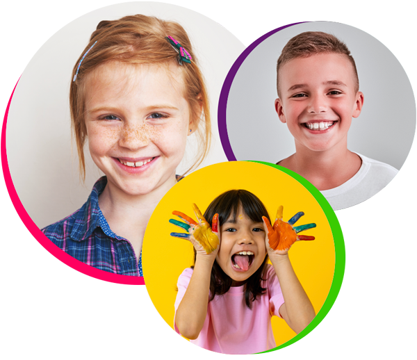 three children logo, pediatric dentistry pasadena tx