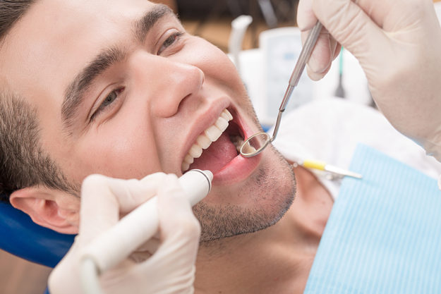 patient receiving Dental Health Services