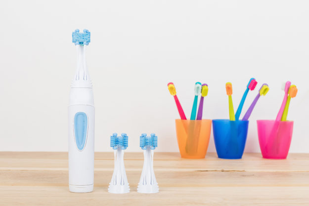 an assortment of Types of Toothbrushes
